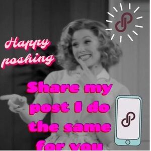 Friendly reminder to share Poshmark items to help with sales!